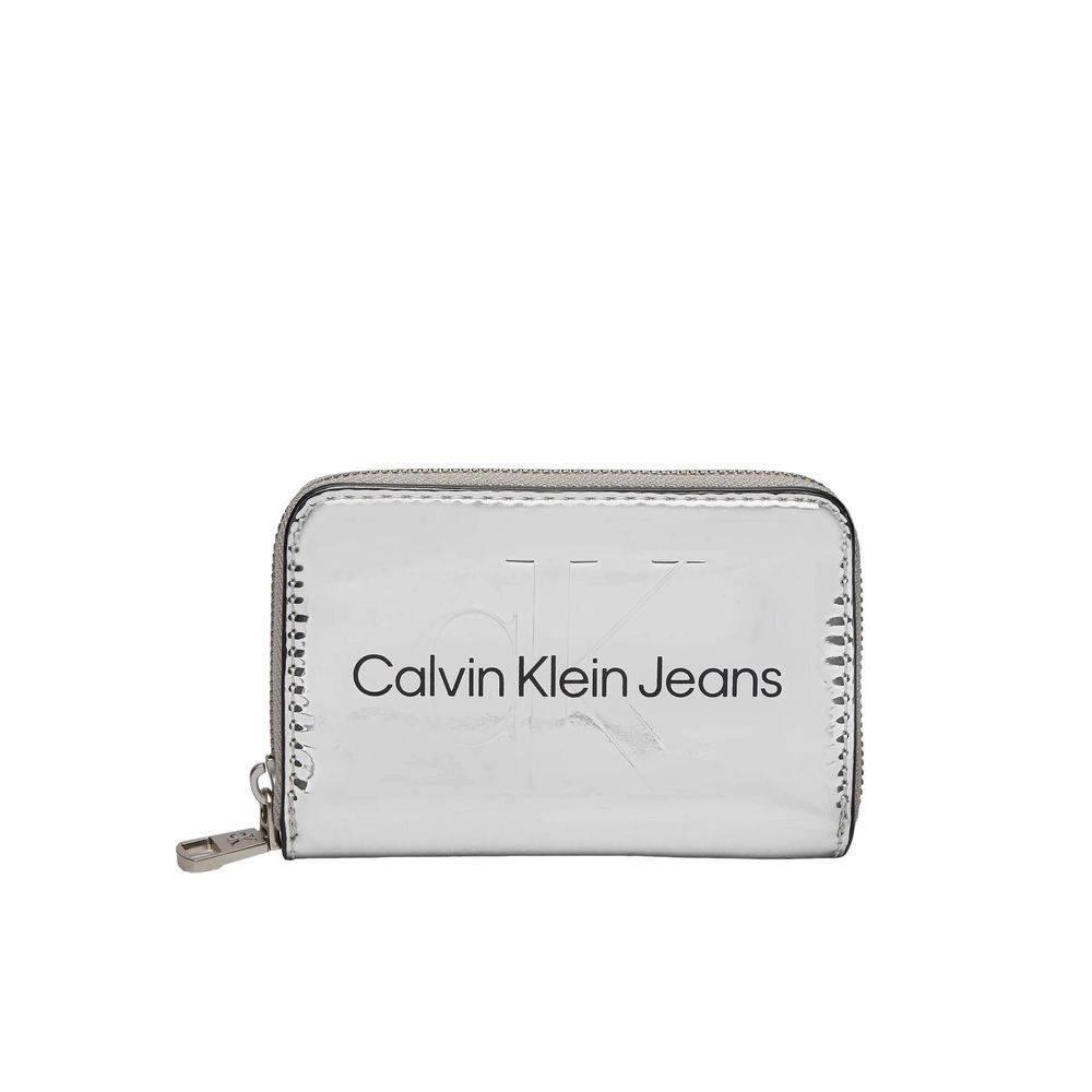 Calvin Klein Jeans Gray Polyethylene Wallet - Hilstor