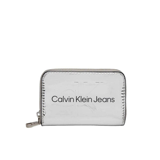 Calvin Klein Jeans Gray Polyethylene Wallet - Hilstor