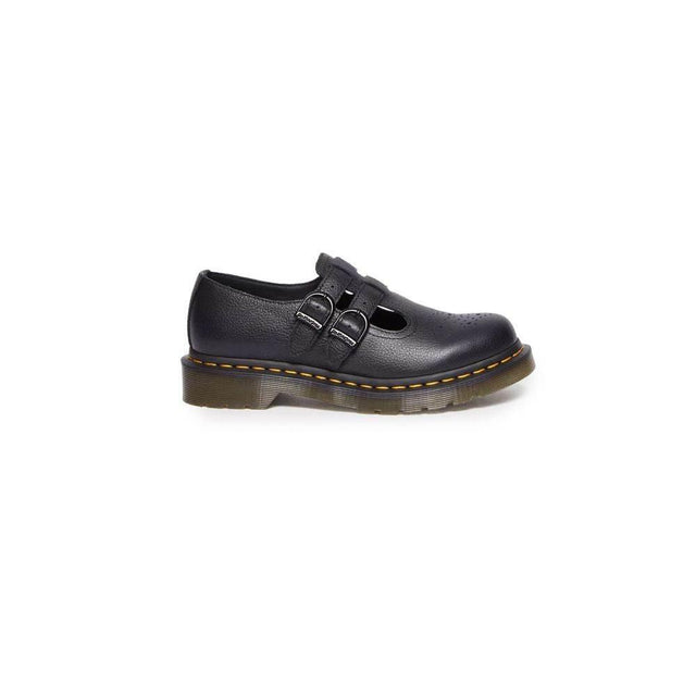 Dr. Martens Black Leather Flat Shoe - Hilstor