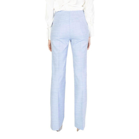 Sandro Ferrone Blue Viscose Pant - Hilstor