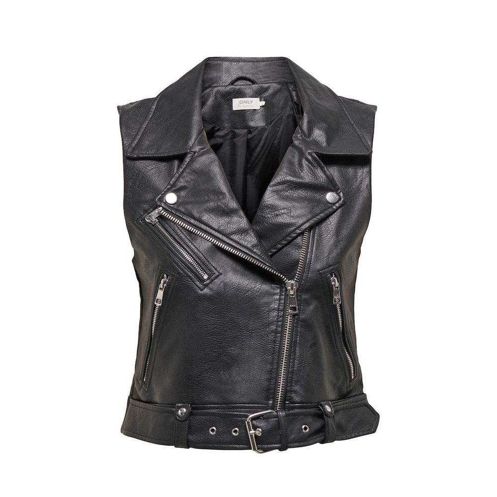 Only Black Polyester Jackets & Coat - Hilstor
