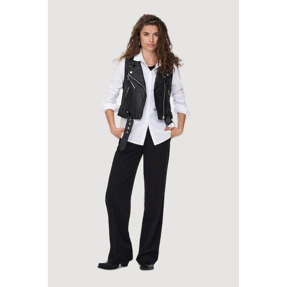 Only Black Polyester Jackets & Coat - Hilstor