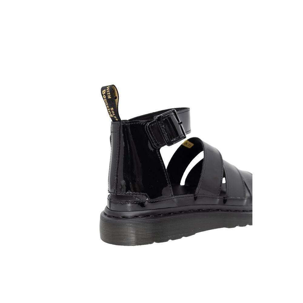 Dr. Martens Black Leather Sandal - Hilstor