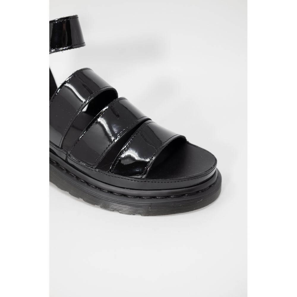 Dr. Martens Black Leather Sandal - Hilstor