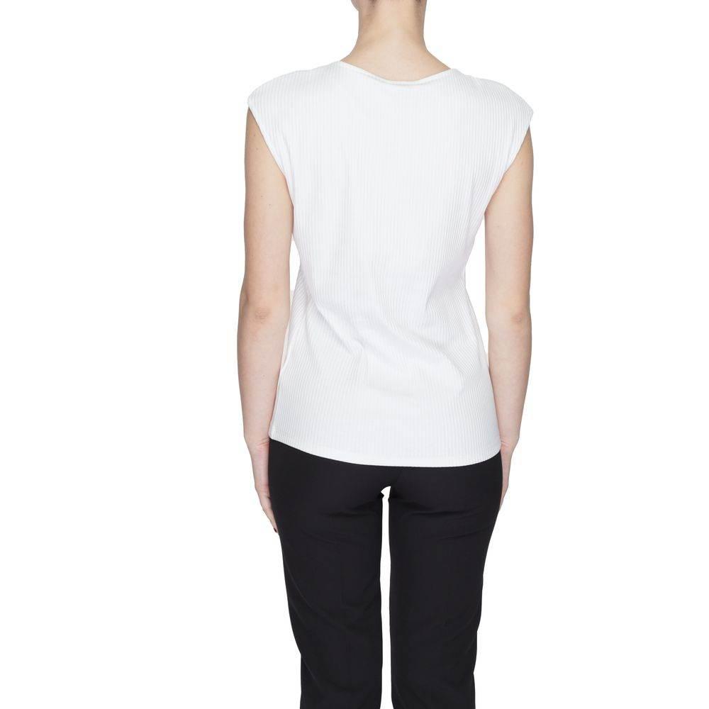 Street One White Cotton Tops & T-Shirt - Hilstor
