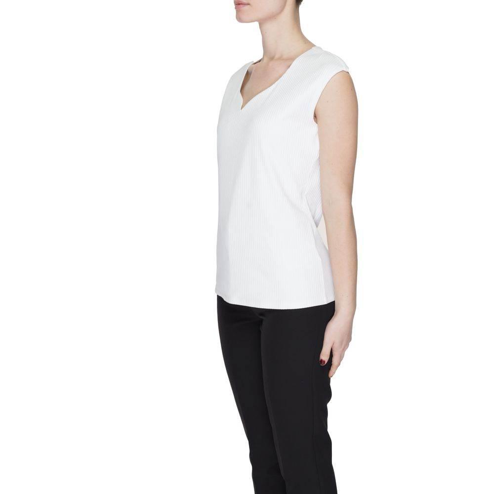 Street One White Cotton Tops & T-Shirt - Hilstor