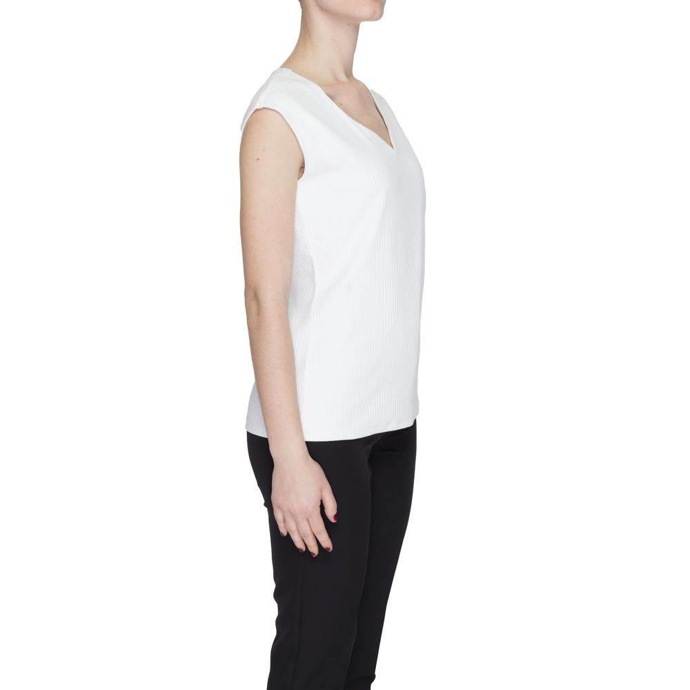 Street One White Cotton Tops & T-Shirt - Hilstor