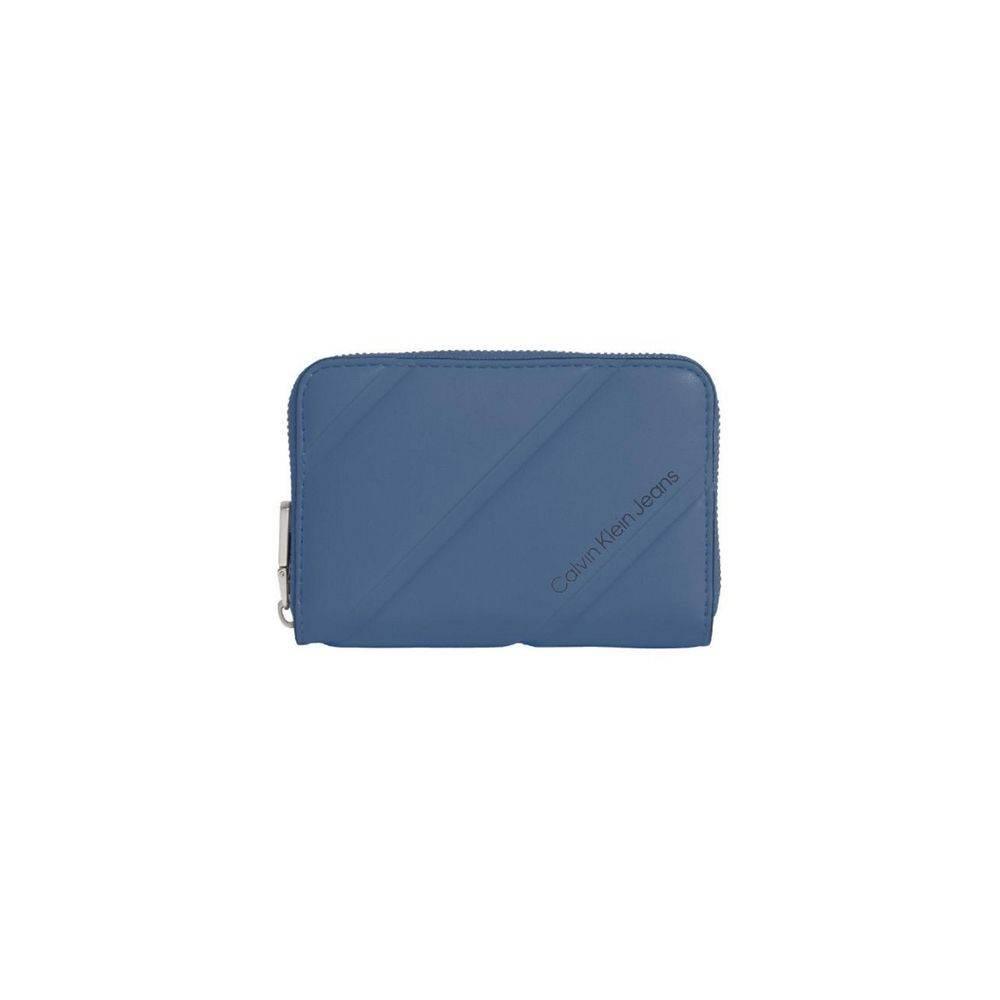Calvin Klein Jeans Blue Polyethylene Wallet - Hilstor