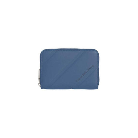 Calvin Klein Jeans Blue Polyethylene Wallet - Hilstor