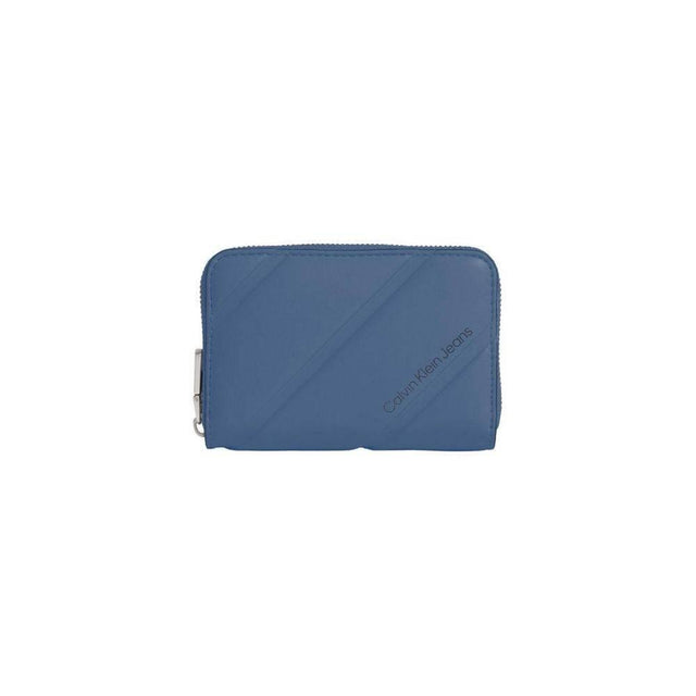Calvin Klein Jeans Blue Polyethylene Wallet - Hilstor