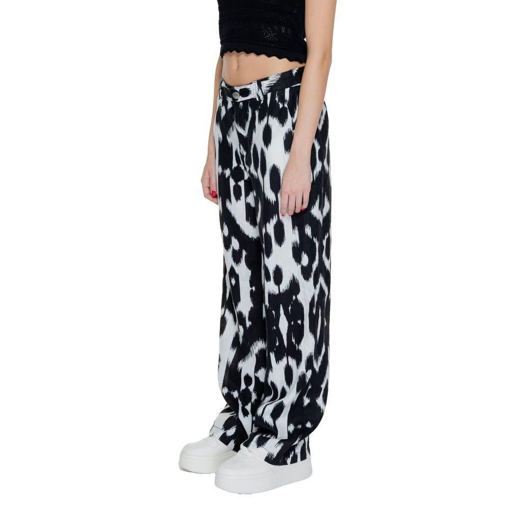 Street One Black Linen Pant - Hilstor