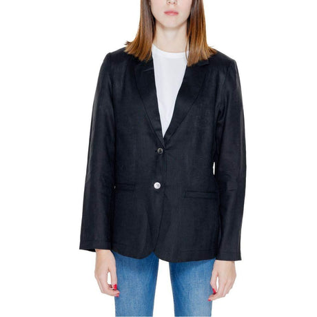 Street One Black Linen Suits & Blazer - Hilstor