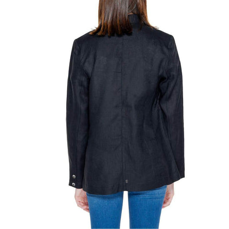 Street One Black Linen Suits & Blazer - Hilstor