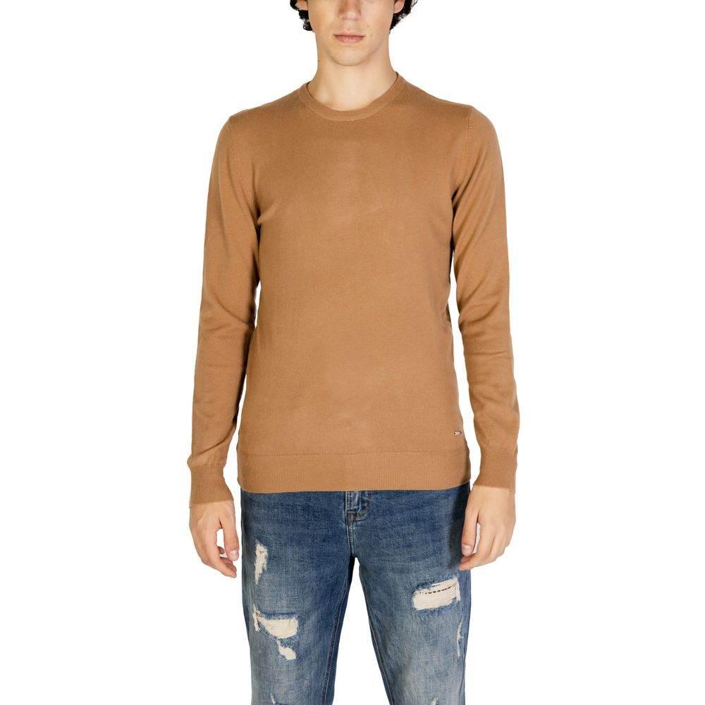Gianni Lupo Brown Polyester Sweater - Hilstor