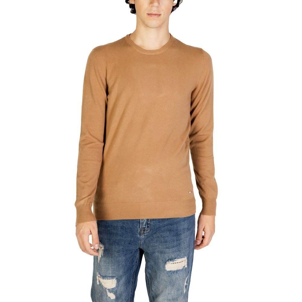 Gianni Lupo Brown Polyester Sweater - Hilstor