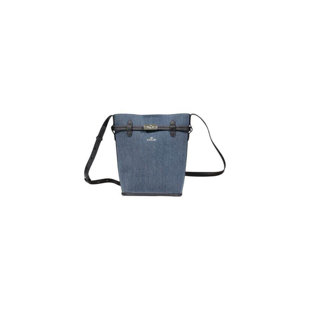 Replay Blue Cotton Handbag - Hilstor