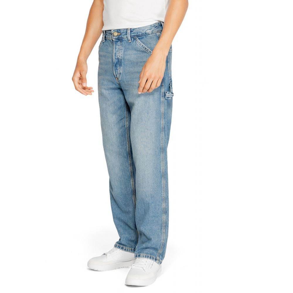 Jack Jones Blue Cotton Relaxed Fit Jean - Hilstor