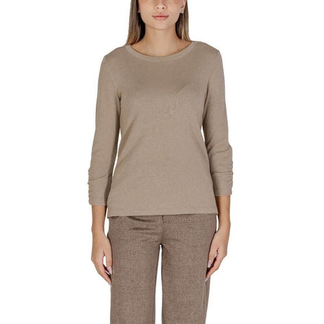 Street One Beige Polyester Long Sleeve - Hilstor