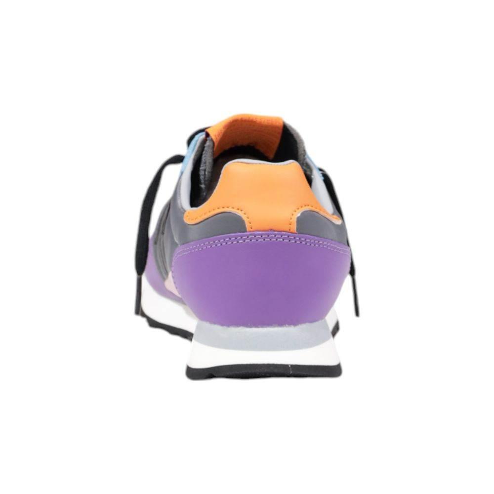 Wushu Purple Suede Leather Sneaker - Hilstor