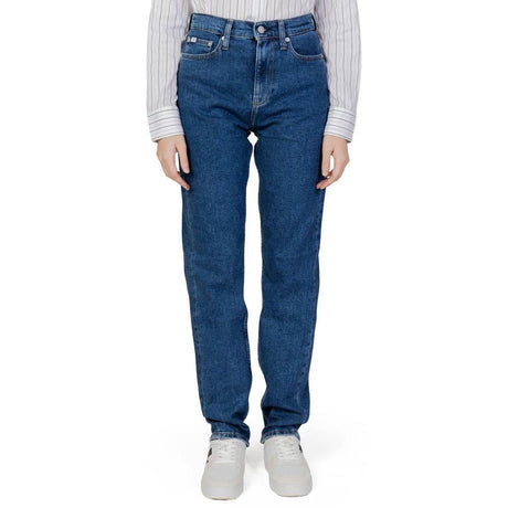 Calvin Klein Jeans Blue Cotton Slim Fit Jean - Hilstor