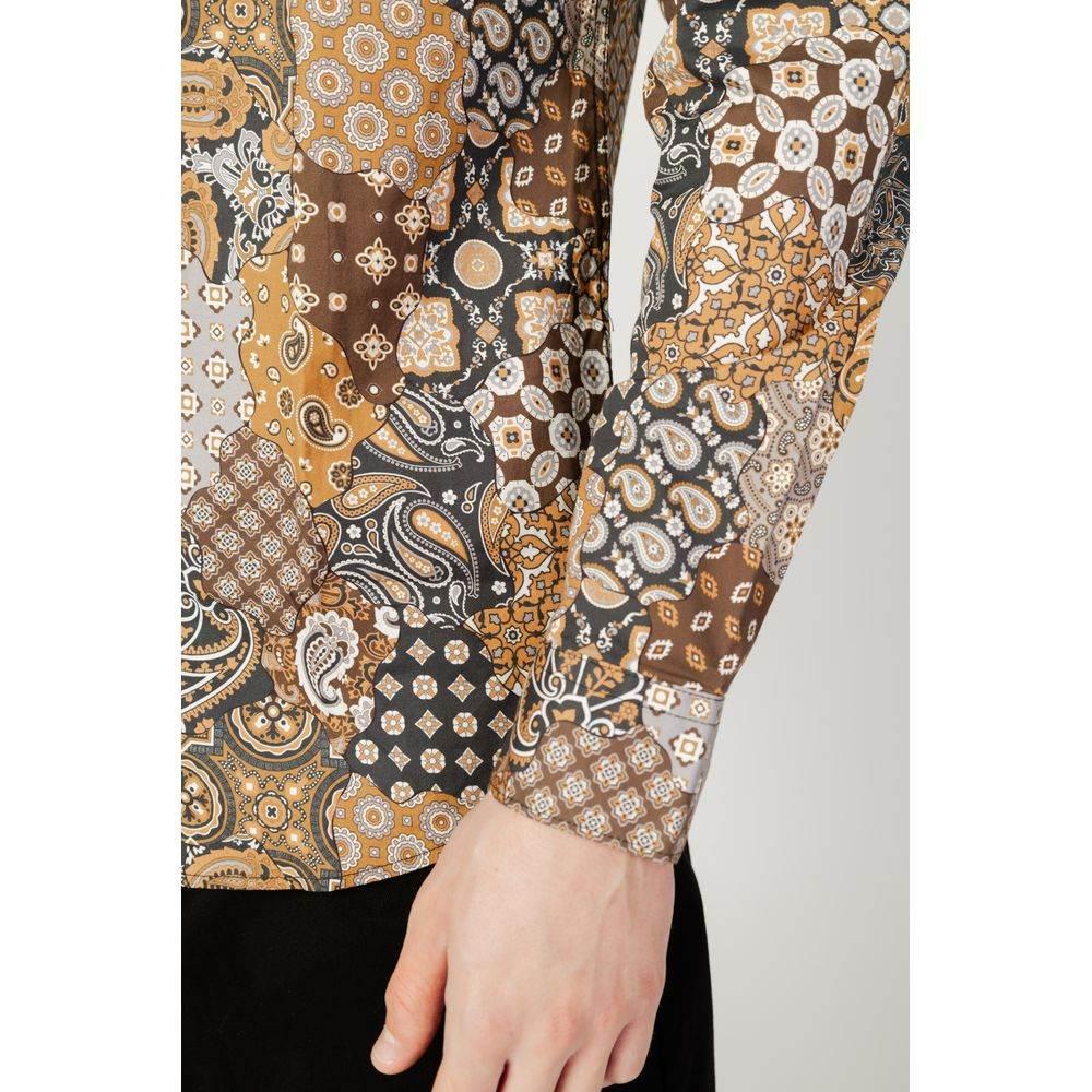 Gianni Lupo Beige Cotton Shirt - Hilstor