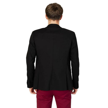 Gianni Lupo Black Cotton Blazer - Hilstor