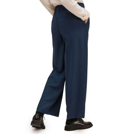 Street One Blue Polyester Pant - Hilstor