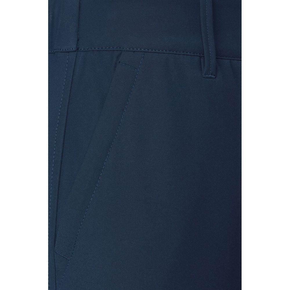 Street One Blue Polyester Pant - Hilstor