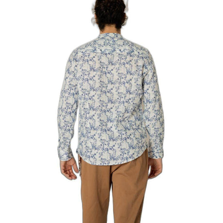 Gianni Lupo Blue Linen Shirt - Hilstor