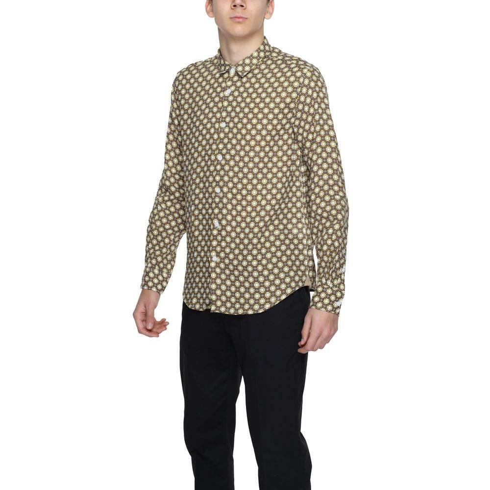 Gianni Lupo Beige Linen Shirt - Hilstor