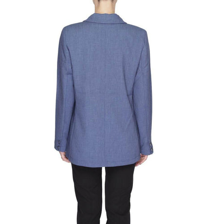 Street One Blue Polyester Suits & Blazer - Hilstor