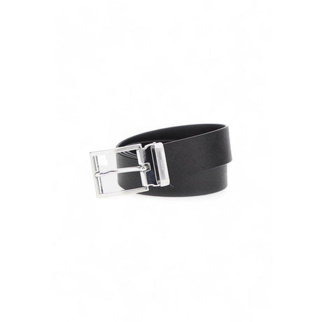 Guess Black Leather Belt - Hilstor