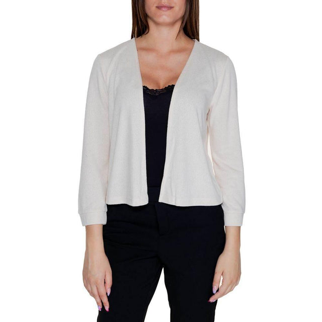 Street One Beige Viscose Cardigan - Hilstor