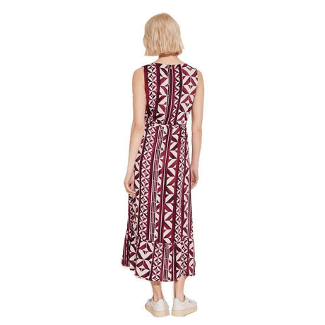 Street One Red Viscose Dress - Hilstor