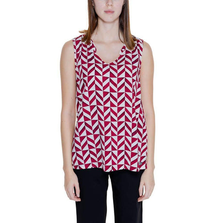 Street One Red Viscose Tops & T-Shirt - Hilstor