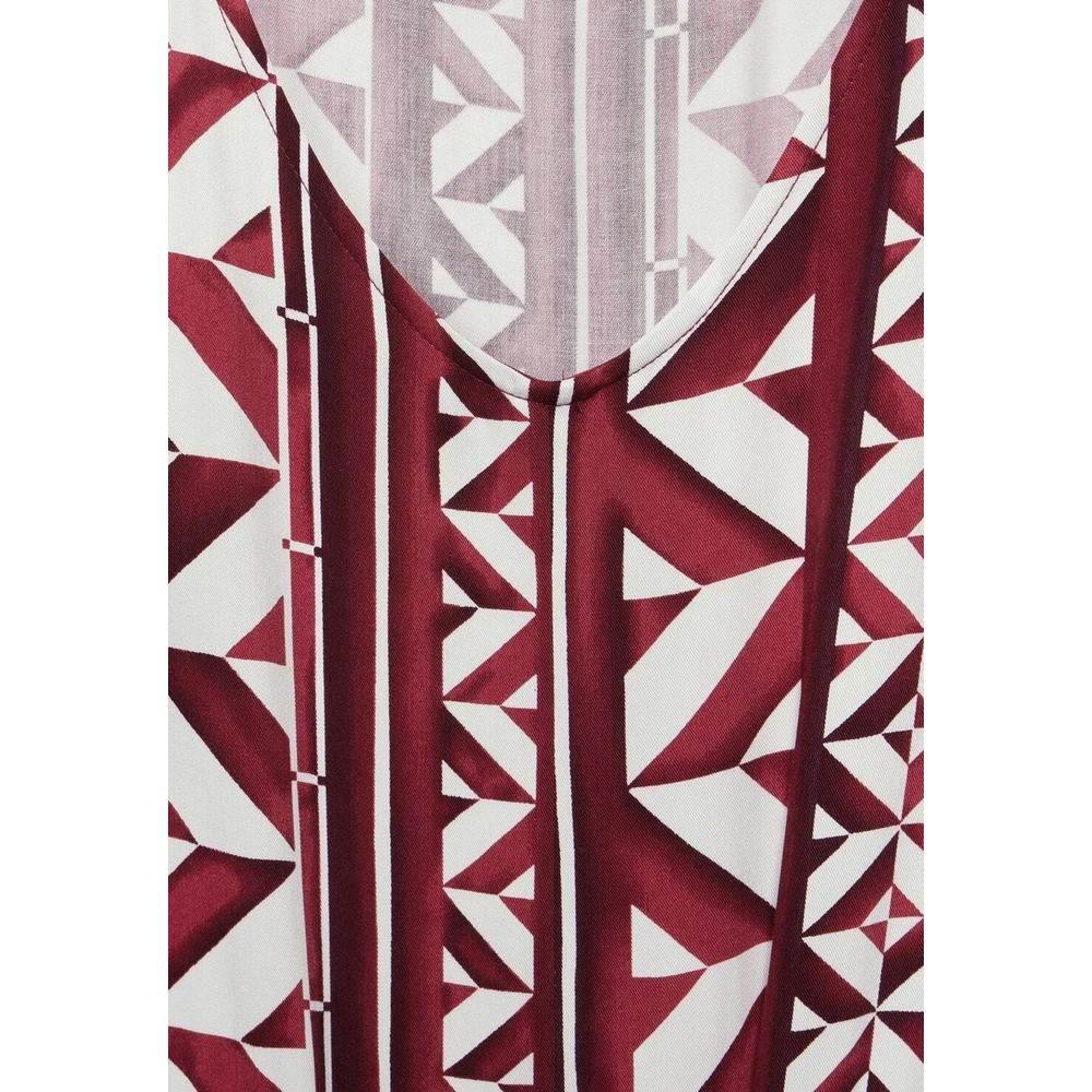 Street One Red Viscose Dress - Hilstor