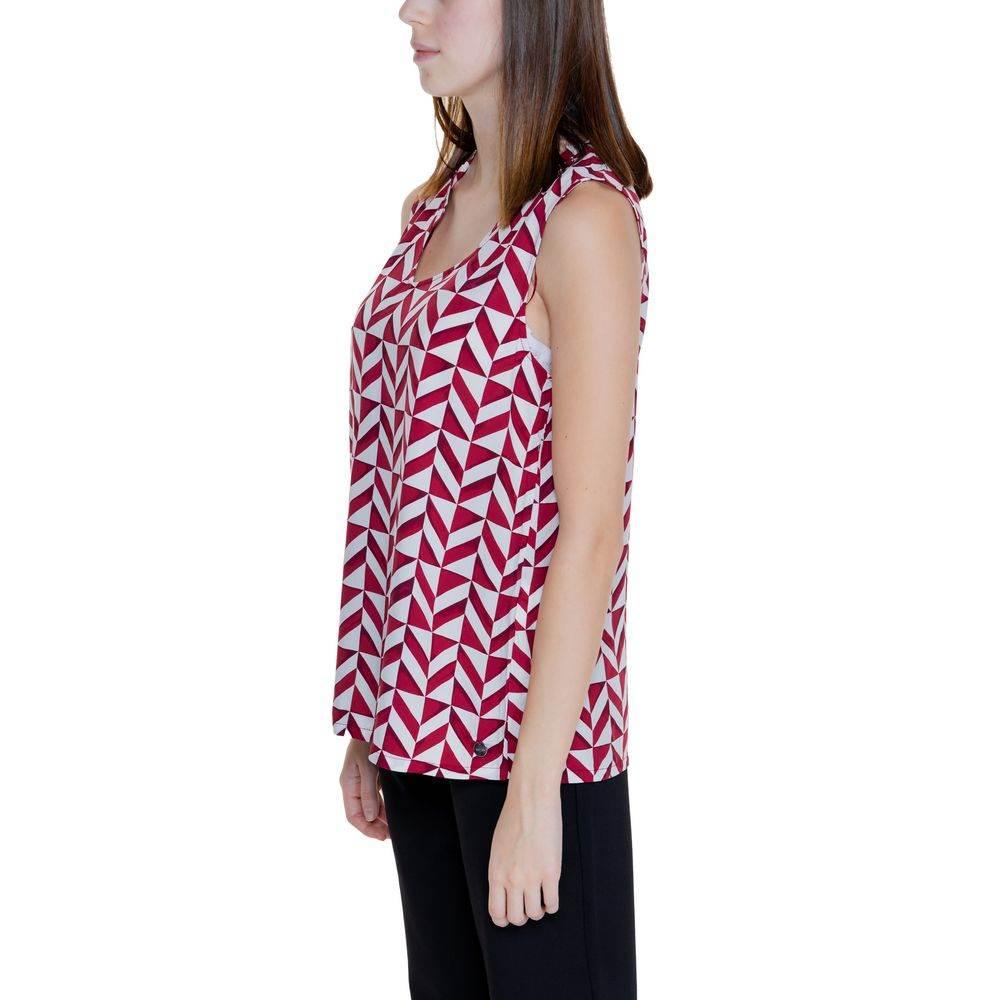 Street One Red Viscose Tops & T-Shirt - Hilstor