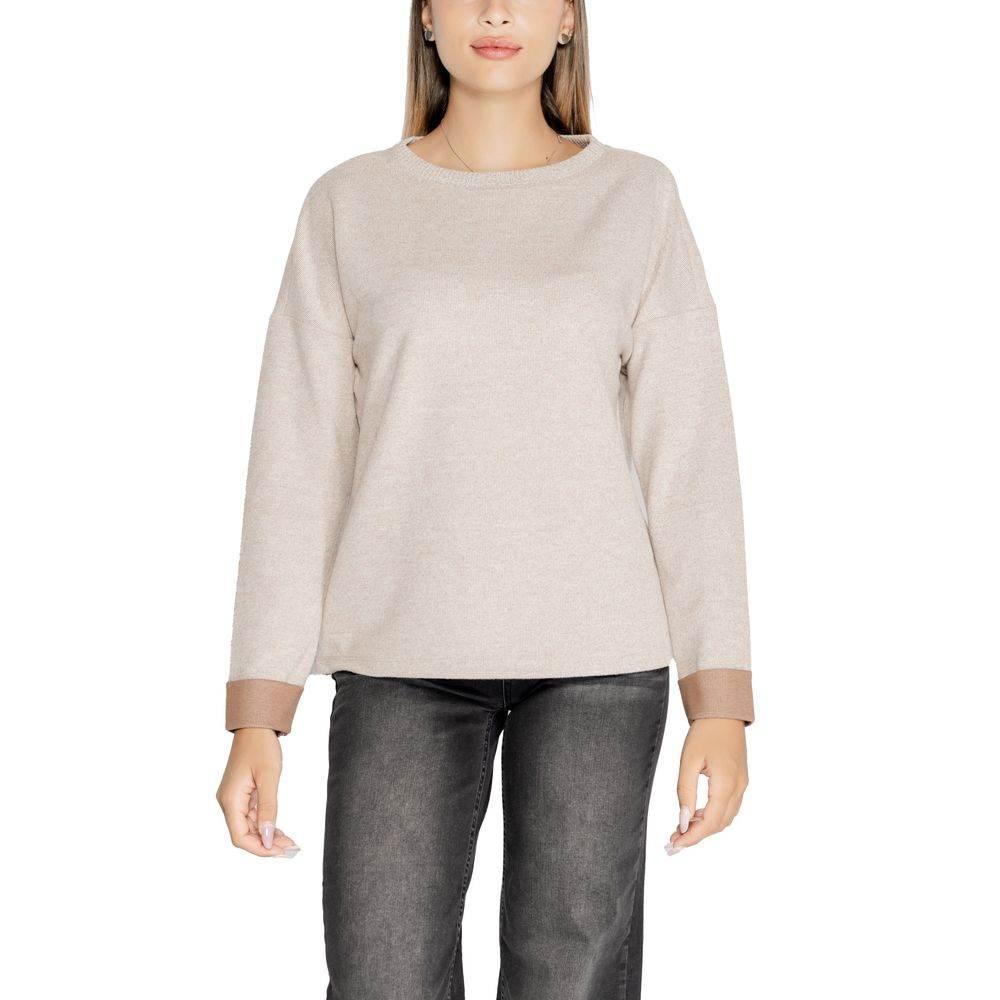 Street One Beige Viscose Tops & T-Shirt - Hilstor