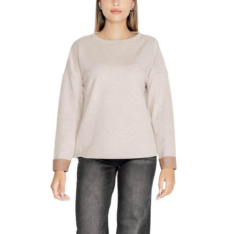 Street One Beige Viscose Tops & T-Shirt - Hilstor
