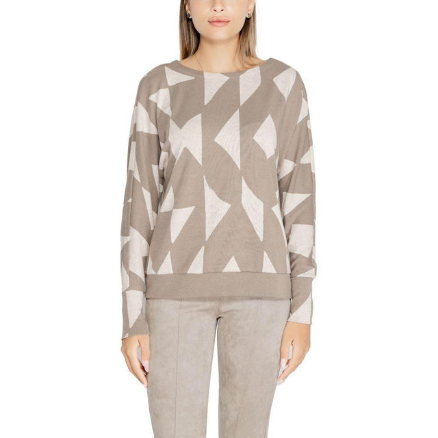 Street One Brown Polyester Tops & T-Shirt - Hilstor