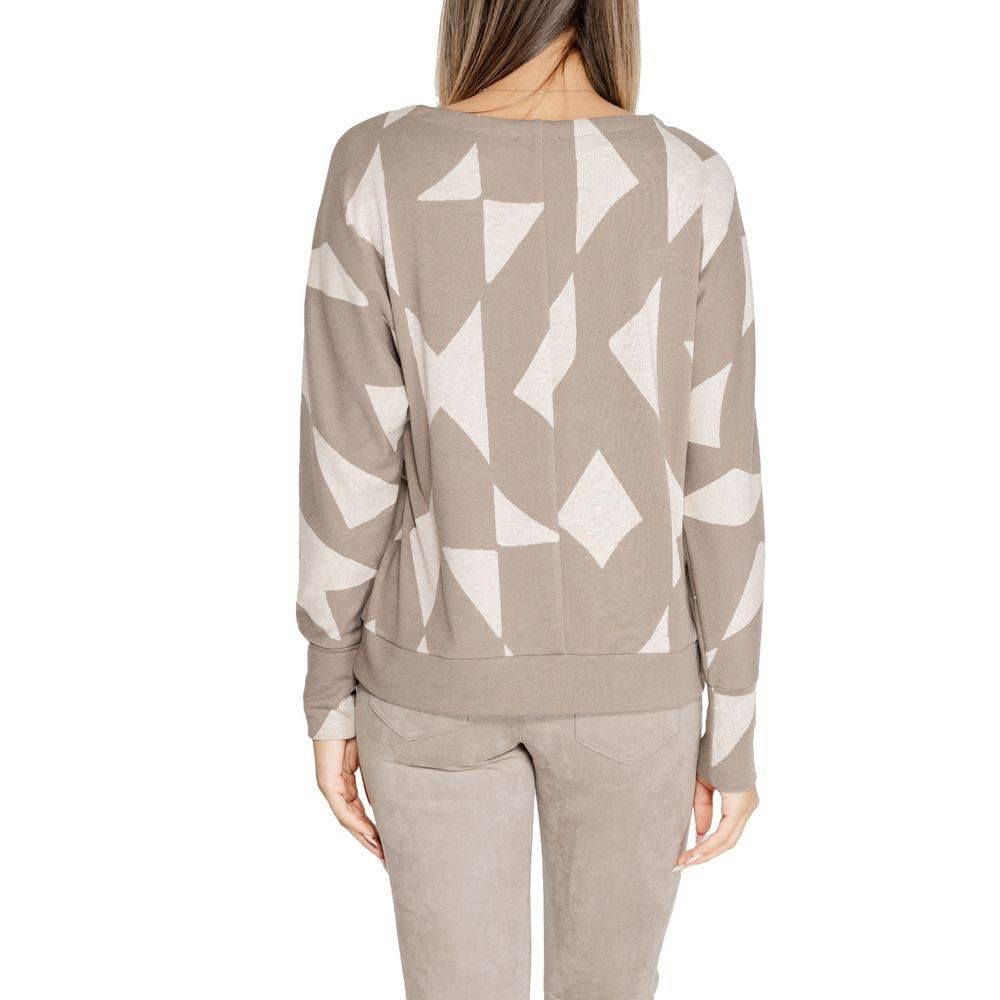 Street One Brown Polyester Tops & T-Shirt - Hilstor