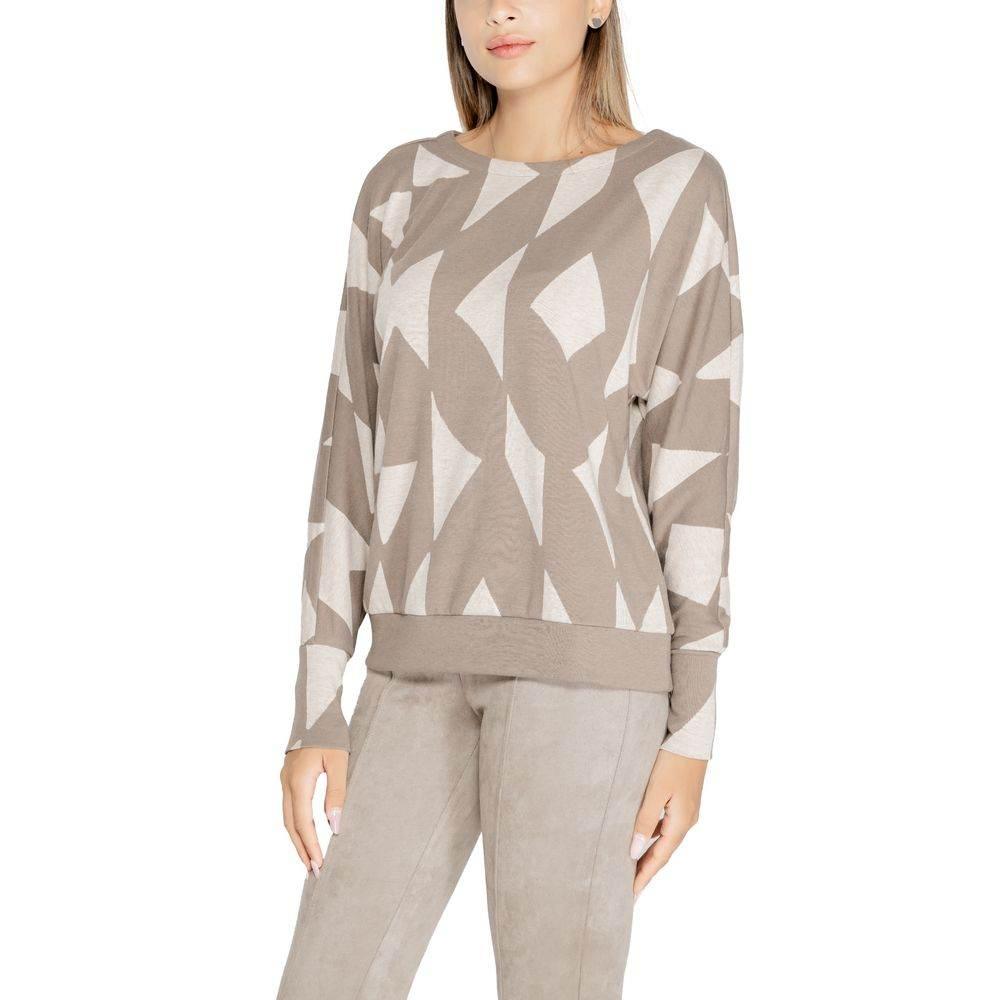Street One Brown Polyester Tops & T-Shirt - Hilstor