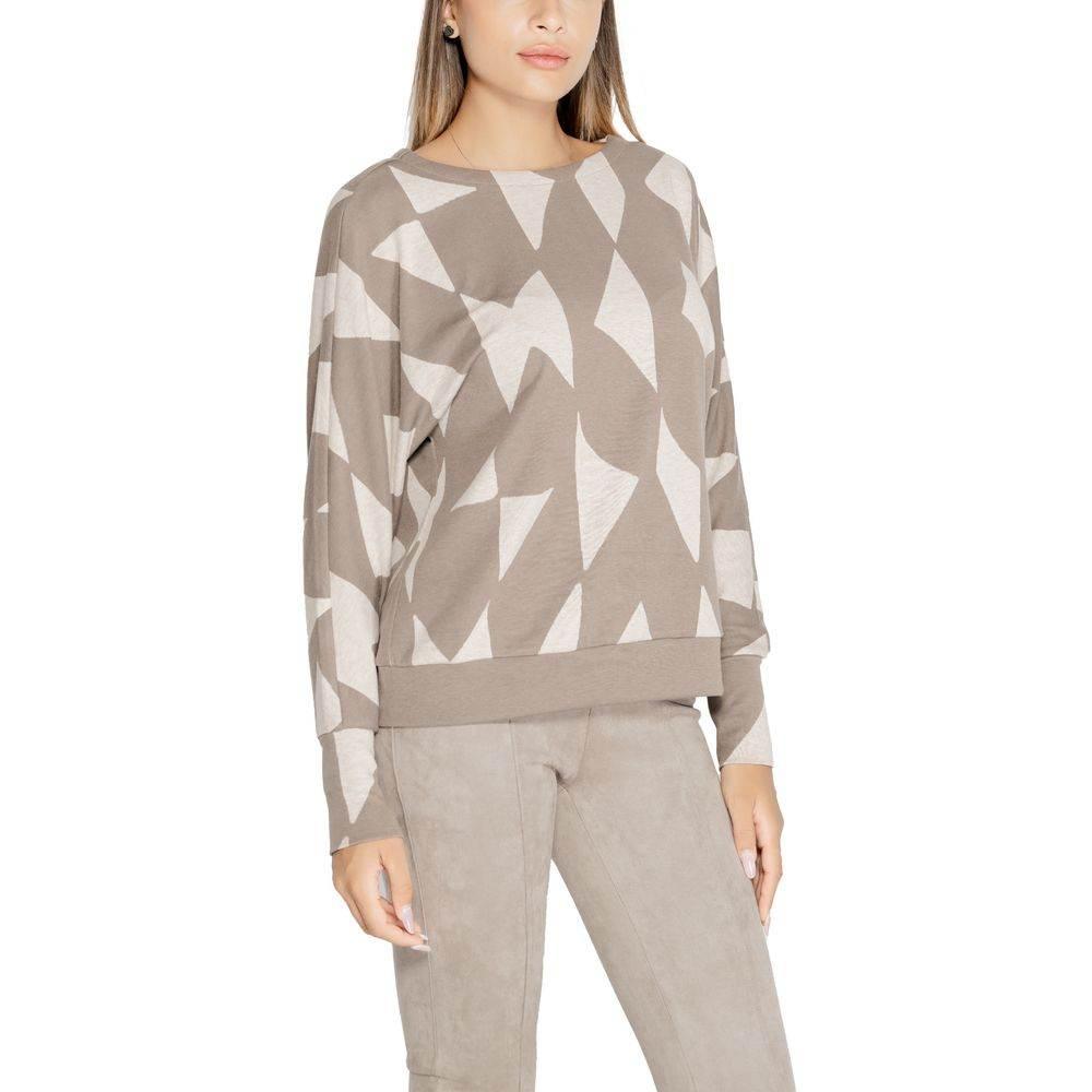 Street One Brown Polyester Tops & T-Shirt - Hilstor