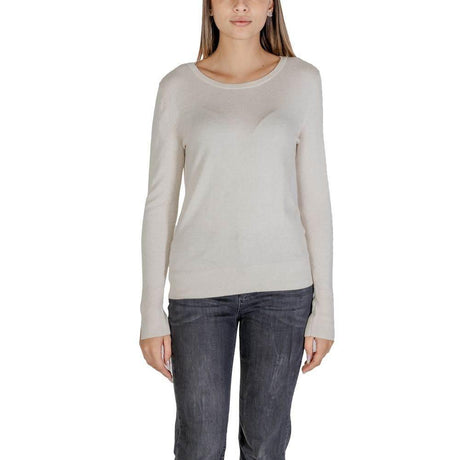 Street One Cream Viscose Tops & T-Shirt - Hilstor
