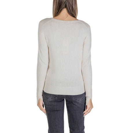 Street One Cream Viscose Tops & T-Shirt - Hilstor