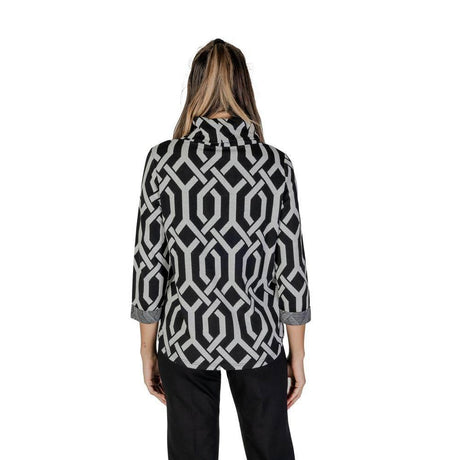 Street One Black Polyester Sweater - Hilstor