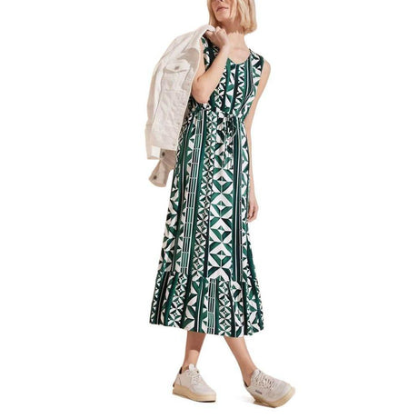 Street One Green Viscose Dress - Hilstor