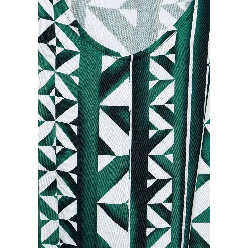 Street One Green Viscose Dress - Hilstor