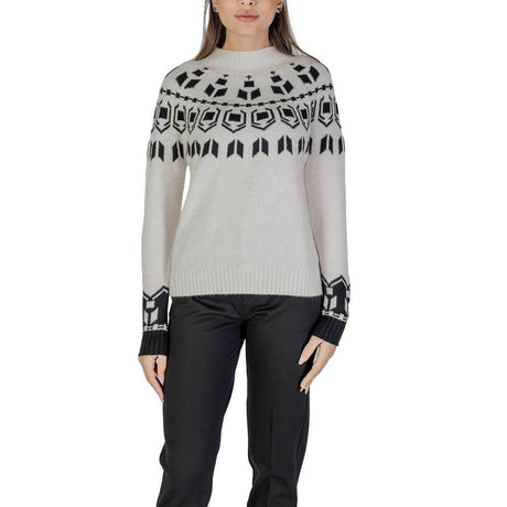 Street One Cream Cotton Sweater - Hilstor