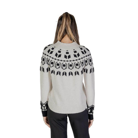 Street One Cream Cotton Sweater - Hilstor